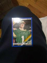 Aaron Rodgers [Blue Press Proof] #98V Football Cards 2019 Donruss Prices