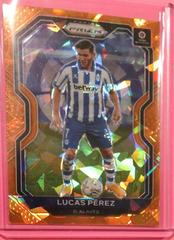 Lucas Perez [Orange Ice] #12 Soccer Cards 2020 Panini Chronicles Prizm La Liga Prices