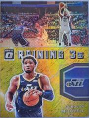 Donovan Mitchell [Gold] Basketball Cards 2021 Panini Donruss Optic Raining 3s Prices
