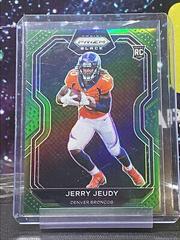 Jerry Jeudy [Green] Football Cards 2020 Panini Chronicles Prizm Black Prices