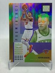Kevin Knox Basketball Cards 2018 Panini Status Rookie Prominence Prices