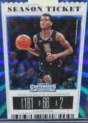 Shai Gilgeous Alexander [Fame] Basketball Cards 2019 Panini Contenders Draft Picks Prices