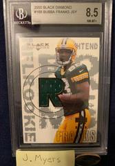 Bubba Franks [Rookie Jersey] #168 Football Cards 2000 Upper Deck Black Diamond Prices