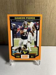 Dameon Pierce [Orange] #2 Football Cards 2023 Panini Score Prices