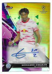 Mohamed Simakan [Gold] Soccer Cards 2021 Topps Finest UEFA Champions League Autographs Prices