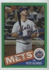 Pete Alonso [Green Refractor] Baseball Cards 2020 Topps Chrome 1985 Prices