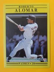 Roberto Alomar #523 Baseball Cards 1991 Fleer Prices