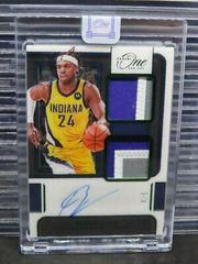 Buddy Hield [Green] #DJ-BHD Basketball Cards 2021 Panini One and One Dual Jersey Autographs Prices