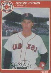 Steve Lyons #U-76 Baseball Cards 1985 Fleer Update Prices