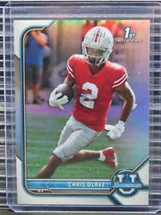 Chris Olave [Refractor] #14 Football Cards 2021 Bowman University Prices