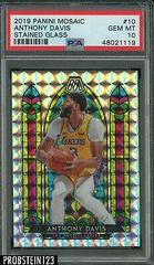 Anthony Davis #10 Basketball Cards 2019 Panini Mosaic Stained Glass Prices