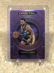 Stephen Curry [Purple Flood] #10 Basketball Cards 2022 Panini Obsidian Orbital Prices