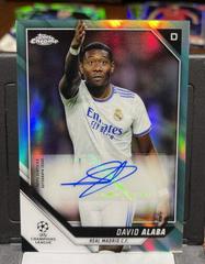 David Alaba [Aqua Refractor] Soccer Cards 2021 Topps Chrome UEFA Champions League Autographs Prices