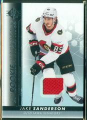 Jake Sanderson [Jersey] #104 Hockey Cards 2022 SP Prices