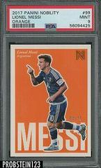 Lionel Messi [Orange] Soccer Cards 2017 Panini Nobility Prices
