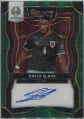 David Alaba [Green Prizm] Soccer Cards 2020 Panini Select UEFA Euro Signatures Prices