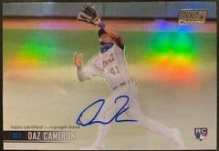 Daz Cameron [Gold Refractor] Baseball Cards 2021 Stadium Club Chrome Autographs Prices