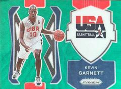 Kevin Garnett [Green Wave] Basketball Cards 2021 Panini Prizm USA Prices