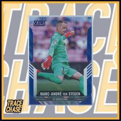Marc Andre ter Stegen [Blue Lava] Soccer Cards 2021 Panini Score FIFA Prices