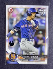 Andres Gimenez [Turkey] #TH-AG Baseball Cards 2018 Topps Holiday Bowman Prices