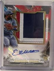 Ezequiel Duran [Red] #IAJP-ED Baseball Cards 2023 Topps Inception Autograph Jumbo Patch Prices