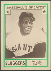 Willie Mays [Tan Back] #43 Baseball Cards 1982 TCMA Greatest Sluggers Prices
