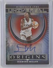 Diamond Miller [Red] #UA-DML Basketball Cards 2023 Panini Origins WNBA Universal Autographs Prices