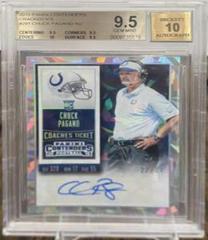 Chuck Pagano [Autograph Championship Ticket] #291 Football Cards 2015 Panini Contenders Prices