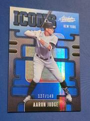 Aaron Judge [Spectrum Blue] #I-9 Baseball Cards 2021 Panini Absolute Icons Prices