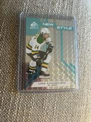 Luke Evangelista [Teal Foilboard] #NS-LE Hockey Cards 2021 SP Game Used CHL New Style Prices
