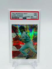 Larry Walker [Atomic Refractor] #BBI7 Baseball Cards 1997 Bowman's Best International Prices