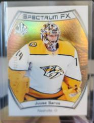 Juuse Saros [Gold] Hockey Cards 2021 SP Authentic Spectrum FX Prices