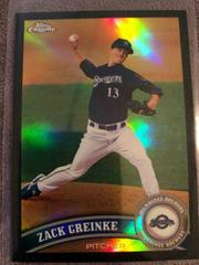Zack Greinke #6 Baseball Cards 2011 Topps Chrome Prices