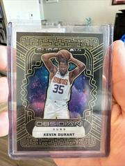 Kevin Durant [Yellow Flood] #8 Basketball Cards 2022 Panini Obsidian Supernova Prices