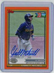 Garrett Mitchell [Orange Autograph] Baseball Cards 2021 Topps Pro Debut Prices