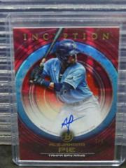 Alejandro Pie [Red] Baseball Cards 2022 Bowman Inception Prospect Autographs Prices