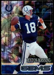 Peyton Manning [Gold Refractor] #196 Football Cards 2000 Topps Finest Prices