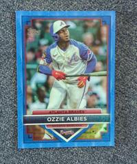 Ozzie Albies [Blue] Baseball Cards 2023 Topps Flagship Collection Prices