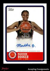 Madison Booker [Autograph] #PA-MBO Basketball Cards 2023 Topps Chrome McDonald's All American Paper At Event Prices
