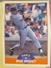 Bob Brenly #395 Baseball Cards 1989 Score Prices