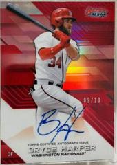 Bryce Harper [Red Refractor] Baseball Cards 2017 Bowman's Best of Autograph Prices