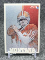 Joe Montana Football Cards 1991 Score Prices