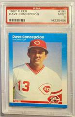 Dave Concepcion #196 Baseball Cards 1987 Fleer Prices