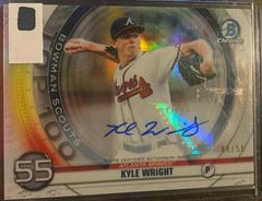 Kyle Wright [Autograph] #BTP55 Baseball Cards 2020 Bowman Chrome Scouts' Top 100 Prices