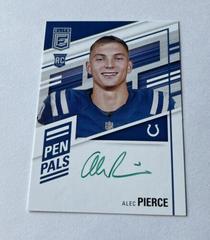 Alec Pierce [Green Ink] Football Cards 2022 Panini Donruss Elite Pen Pals Autographs Prices