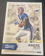 Andre Reed [Timeless Tributes Gold] #118 Football Cards 2016 Panini Classics Prices