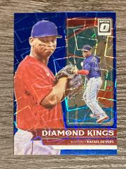 Rafael Devers [Blue Velocity] #2 Baseball Cards 2022 Panini Donruss Optic Prices