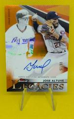 Jose Altuve Baseball Cards 2021 Topps Finest Legacies Autographs Prices