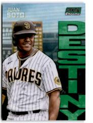 Juan Soto [Green] Baseball Cards 2022 Stadium Club Chrome Dynasty and Destiny Prices