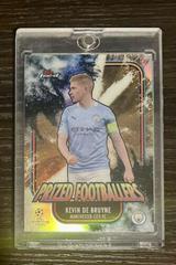 Kevin De Bruyne [Black Gold] Soccer Cards 2021 Topps Finest UEFA Champions League Prized Footballers Fusion Prices